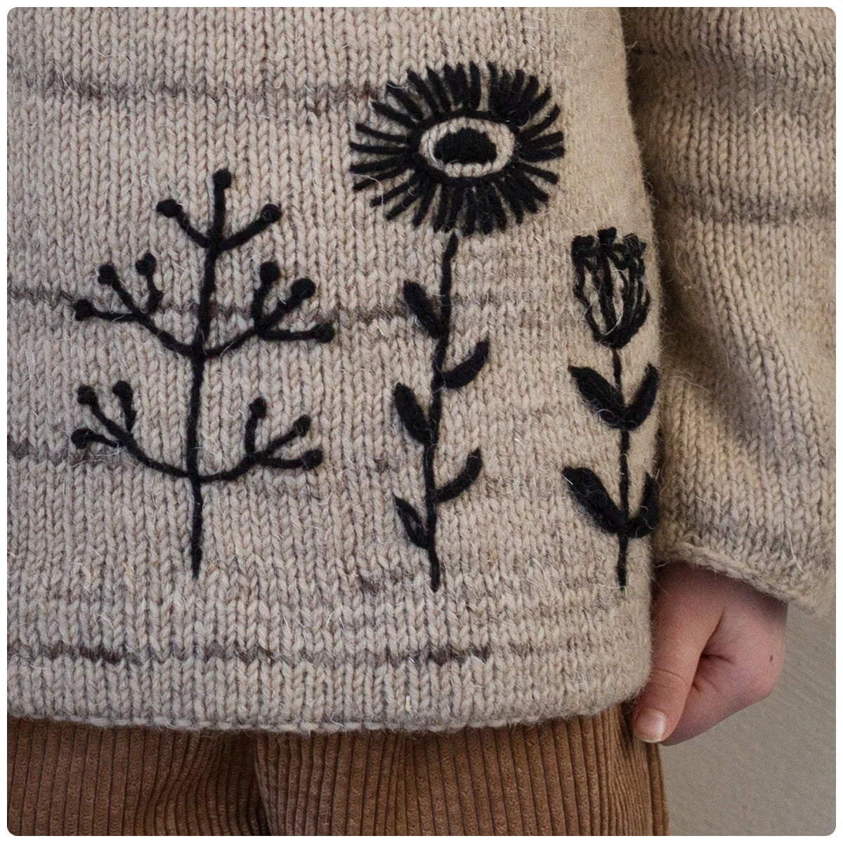 Embroidery on Knits by Judit Gummlich