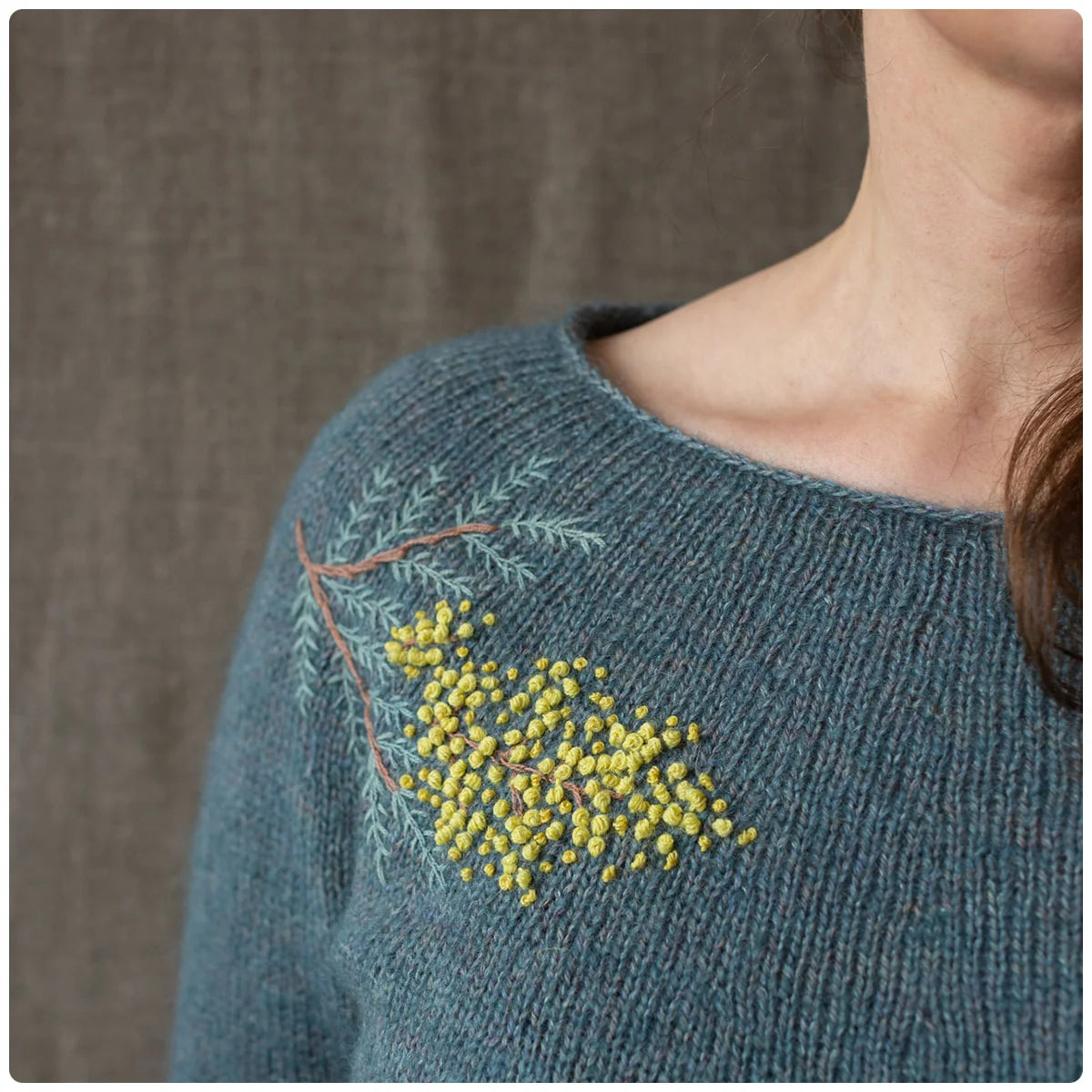 Embroidery on Knits by Judit Gummlich