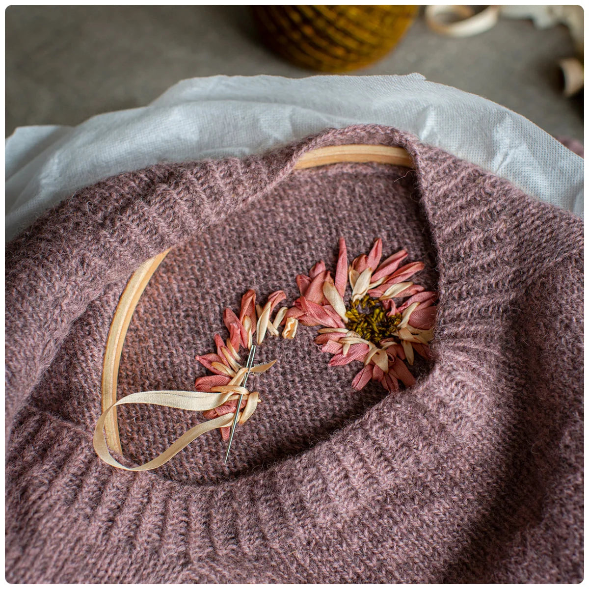 Embroidery on Knits by Judit Gummlich