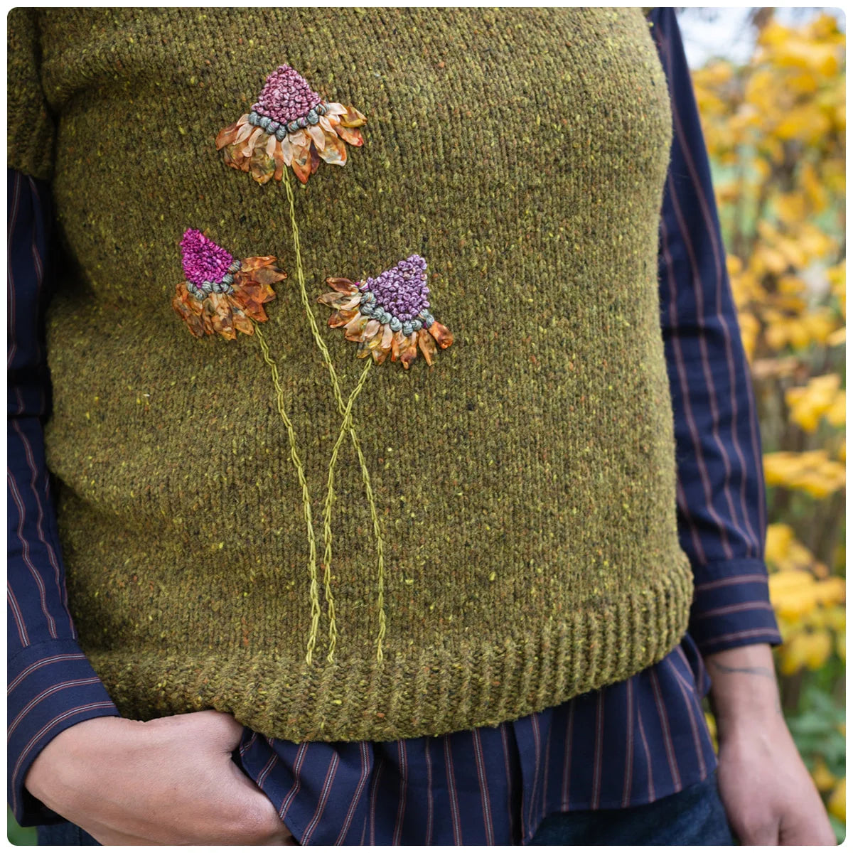 Embroidery on Knits by Judit Gummlich