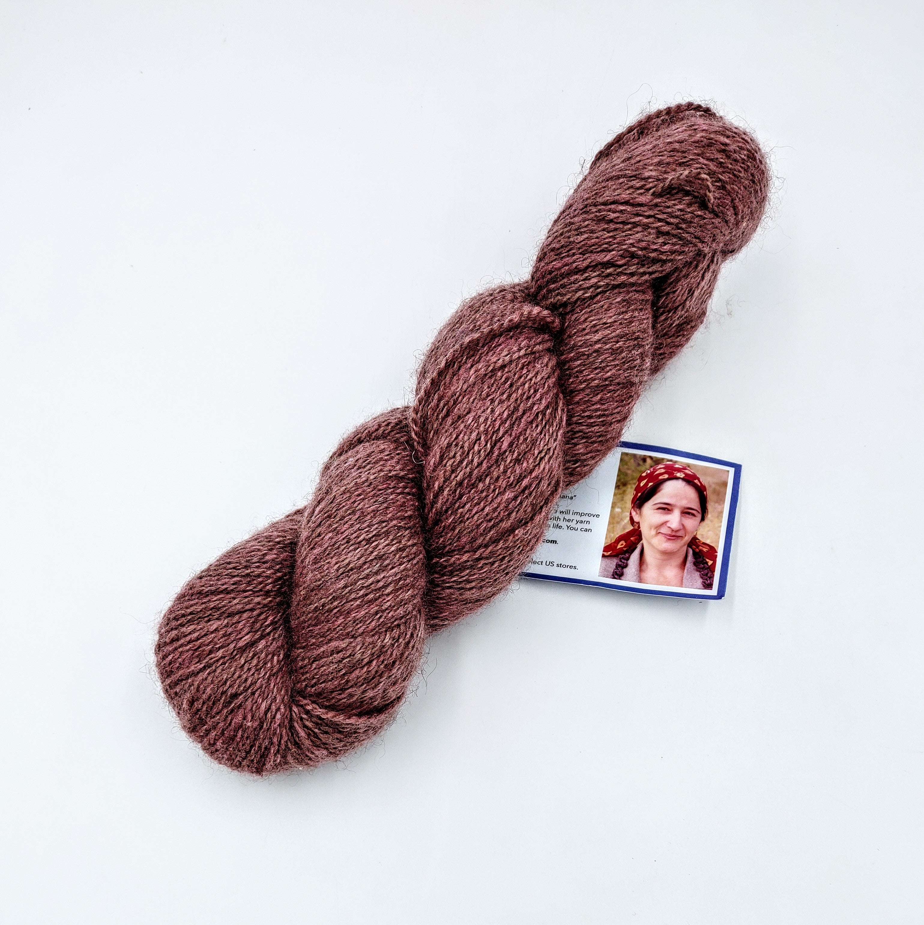 Cashgora, handspun & hand-dyed