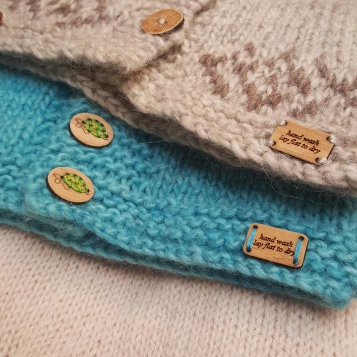 Washing Instruction Tags - Bamboo