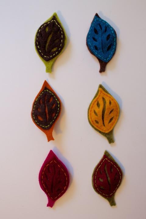 Felted Pins