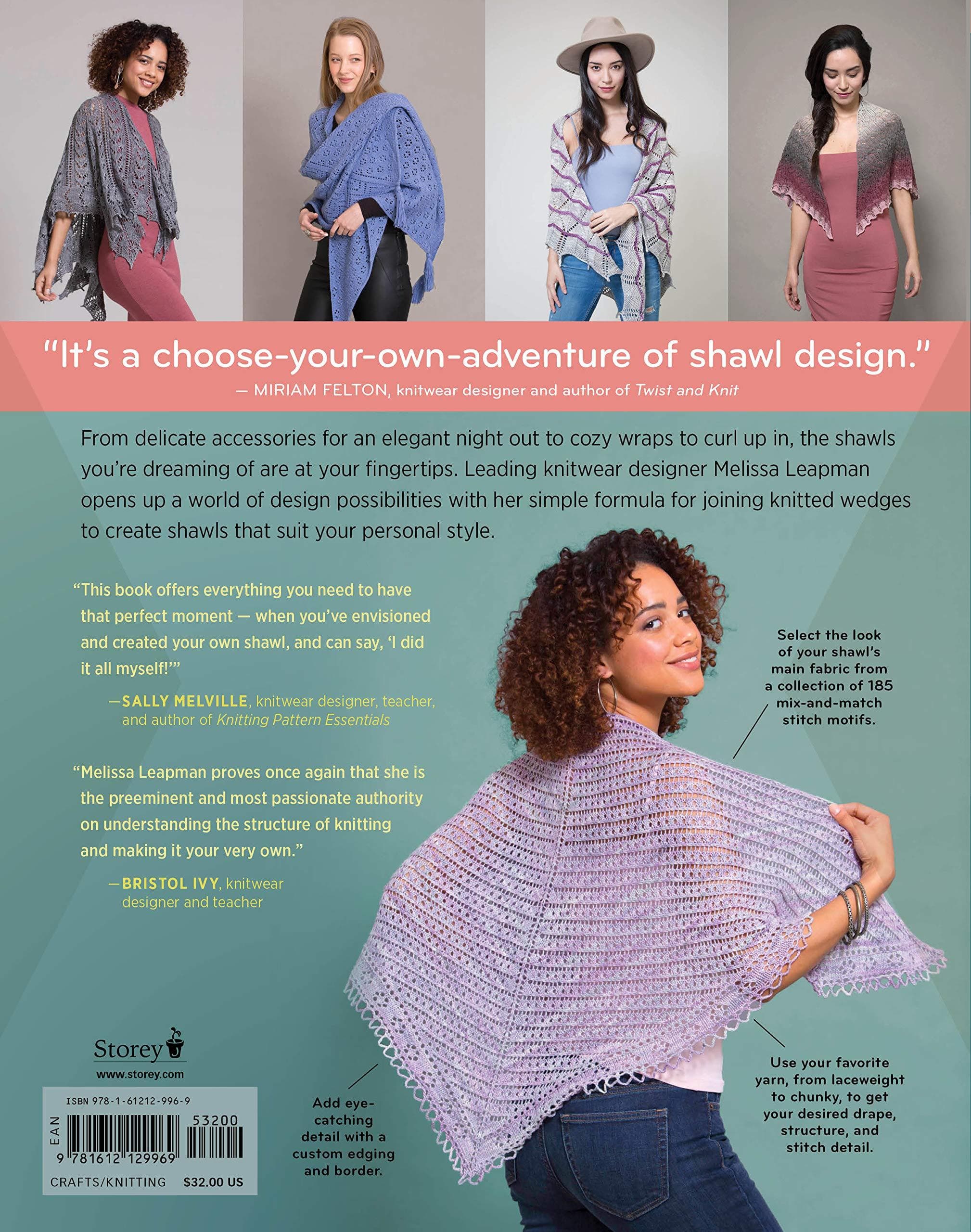 Knitting Modular Shawls, Wraps, and Stoles: An Easy, Innovative Technique for Creating Custom Designs, with 185 Stitch Patterns