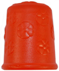  Pack of 72 Yellow No.2 Rubber Thimblettes - Large Thimble  Finger Cones : Office Products