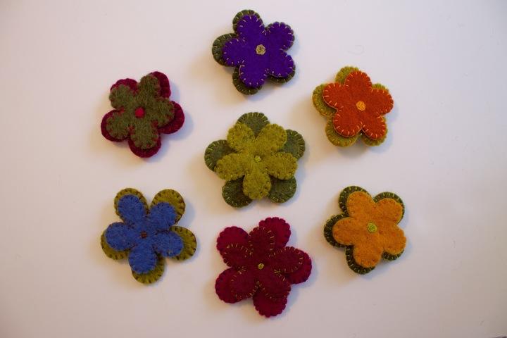 Felted Pins