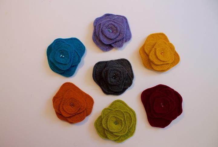 Felted Pins