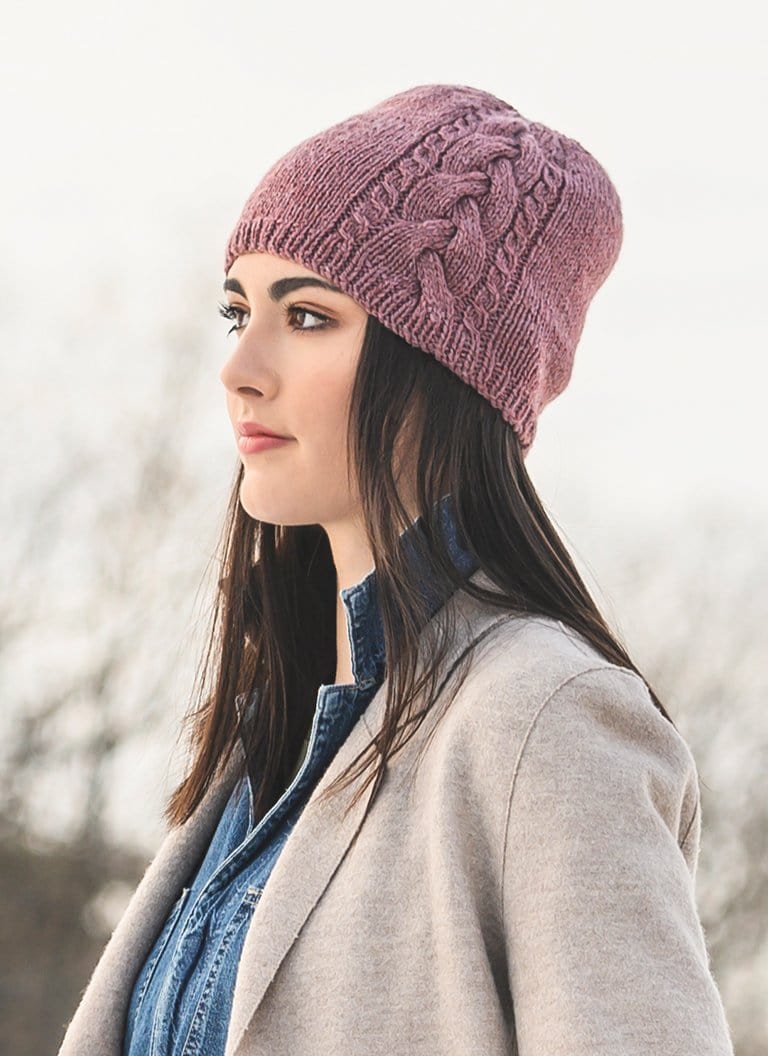 Claremont Cabled Hat (pattern)