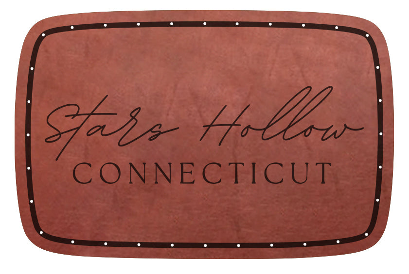 Stars Hollow Leather Patch