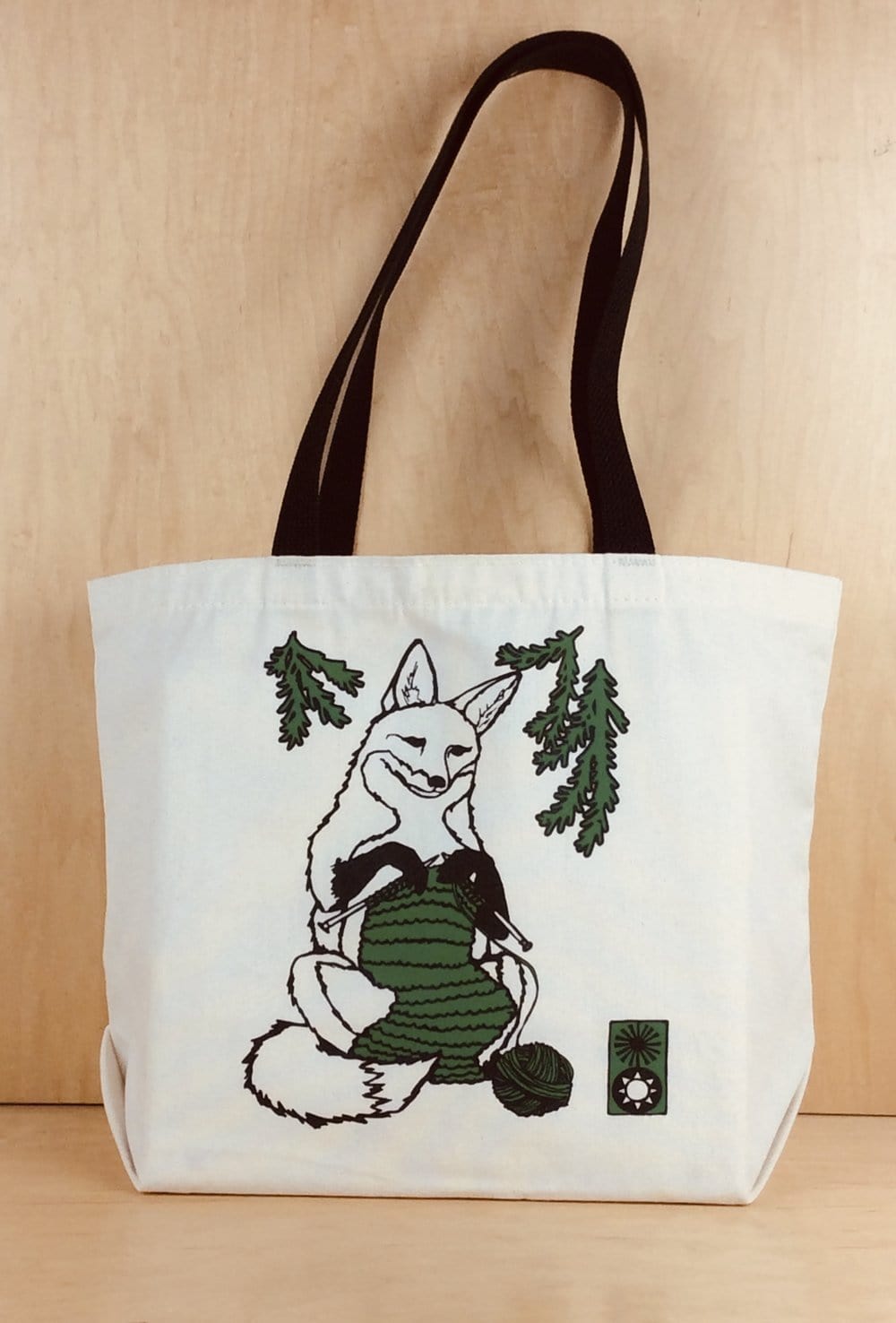 Animal Knitting Project Tote