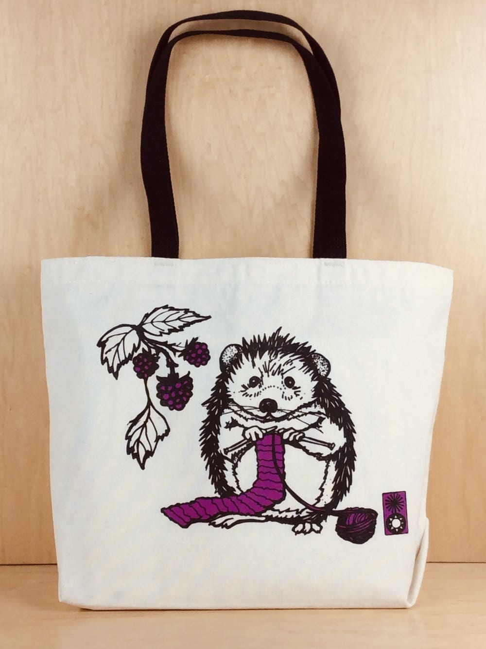 Animal Knitting Project Tote